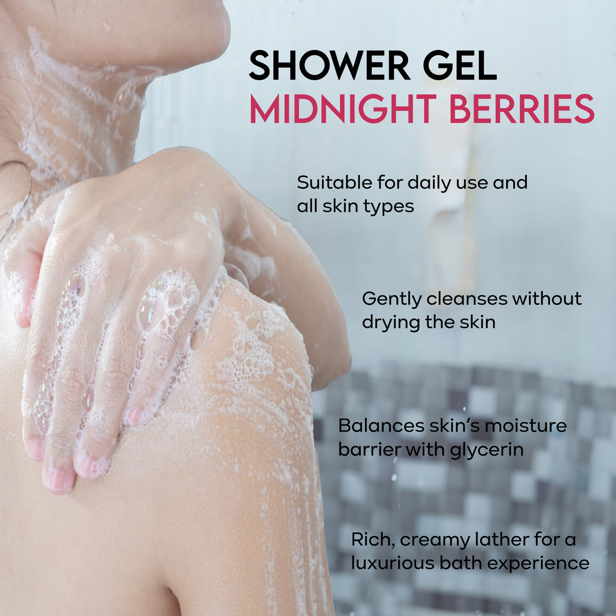 SHOWER GEL - Midnight Berries - 550 ml