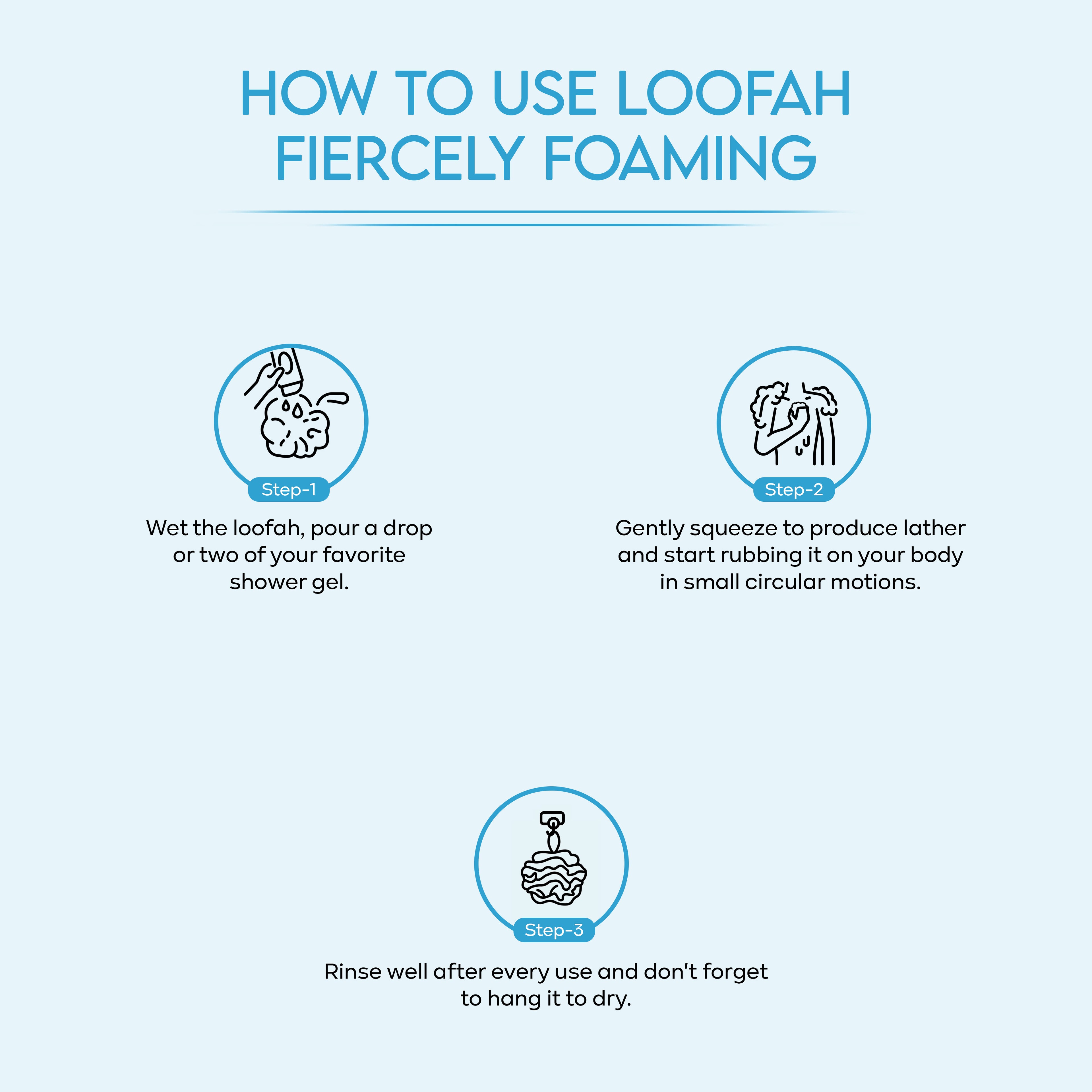 LOOFAH - Fiercely Foaming (blue)