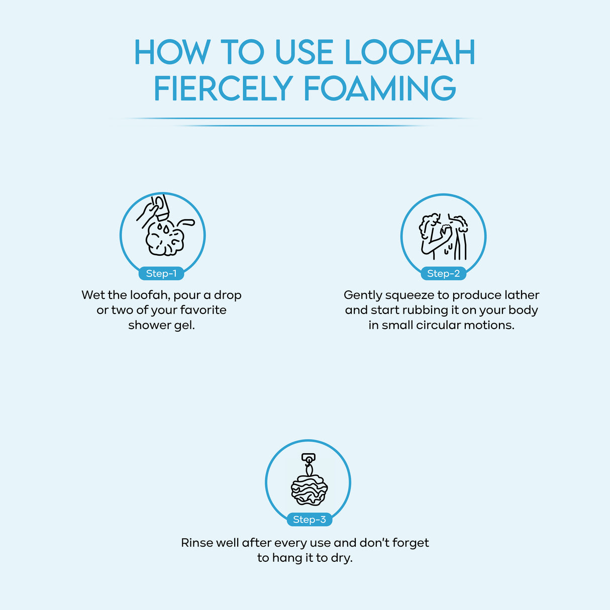 LOOFAH - Fiercely Foaming (blue)