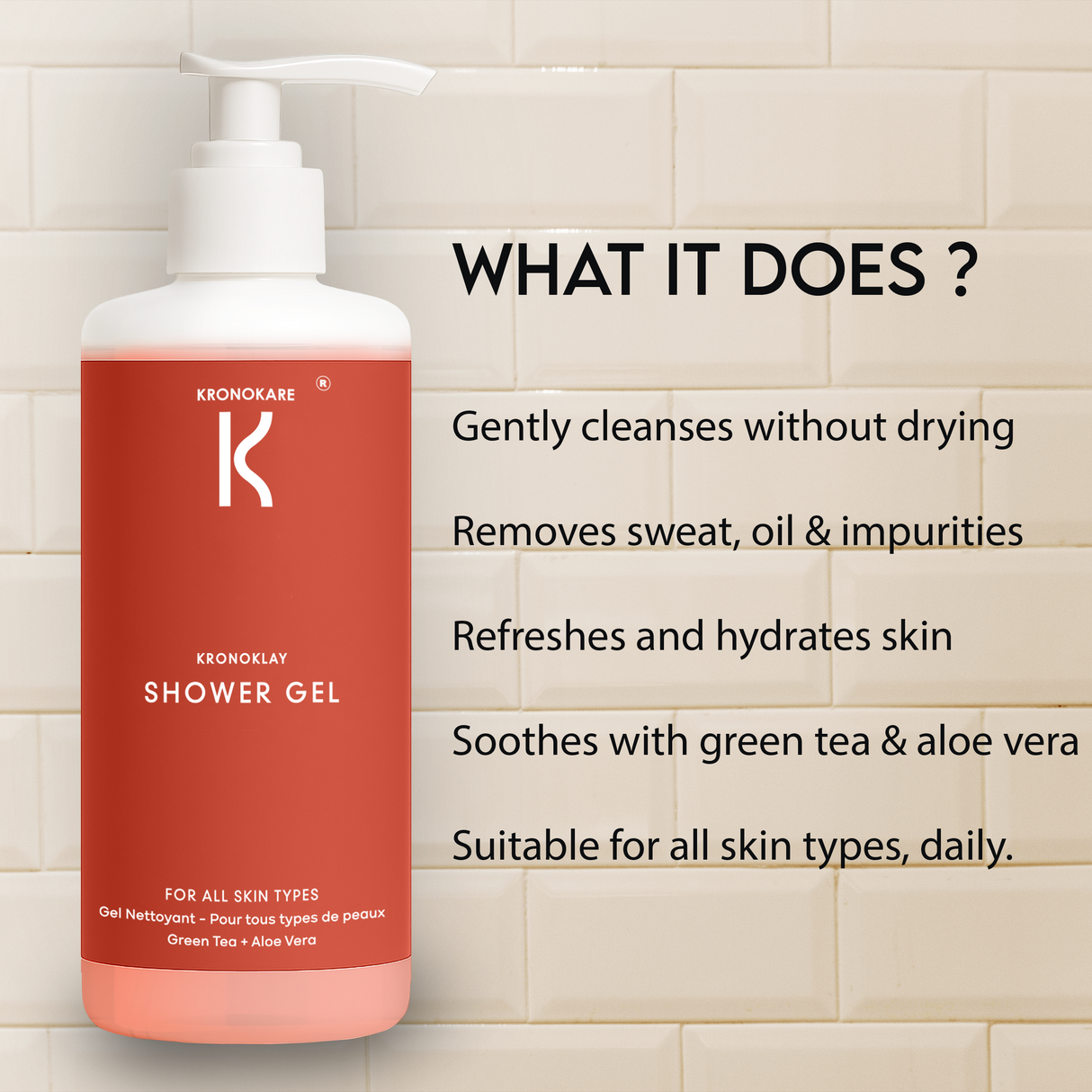 SHOWER GEL - KronoKlay - 550 ml