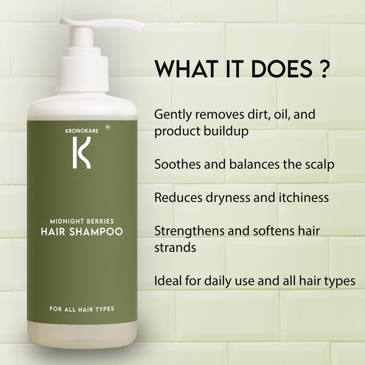 SHAMPOO - KronoKlay - 550 ml