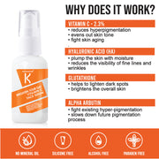 Vitamin - C Face Serum | Brighten Your Day | Ayurvedic Formulation - 30 Ml - KronoKare