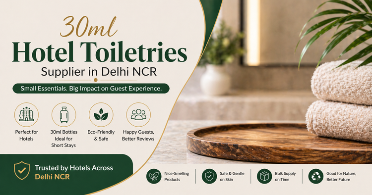 30ml Hotel Toiletries Supplier in Delhi NCR: Small Essentials That Make a Big Difference