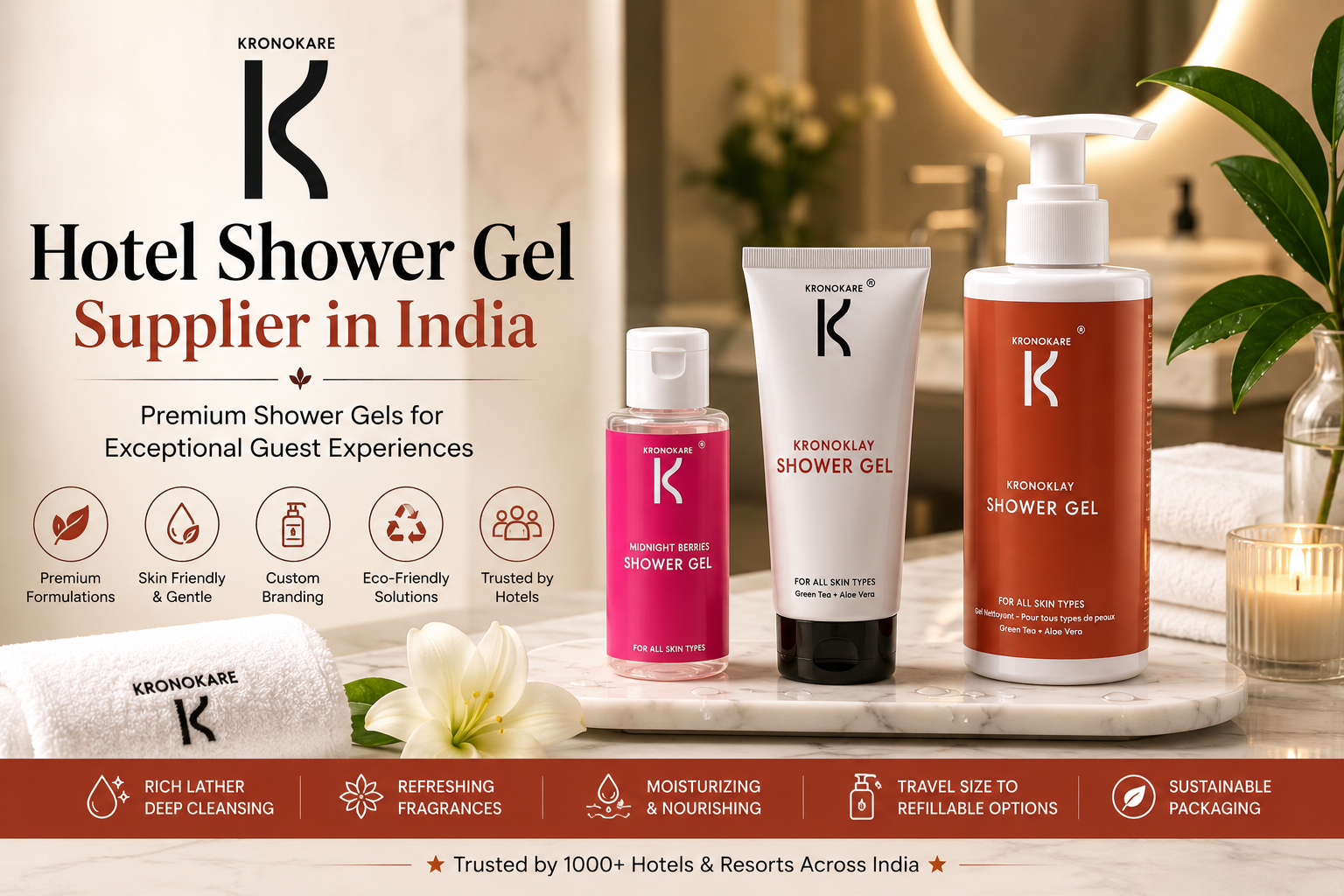 Hotel Shower Gel Supplier in India: A Complete Guide to Choosing Premium Shower Gels for Hotels