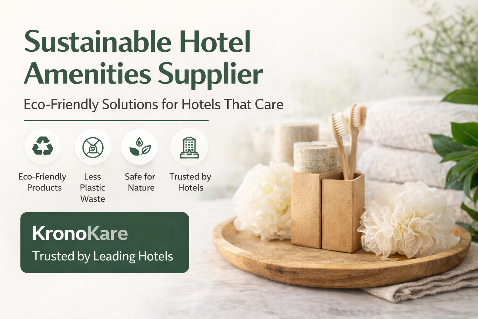 Sustainable Hotel Amenities Supplier: The Future of Eco-Friendly Hospitality