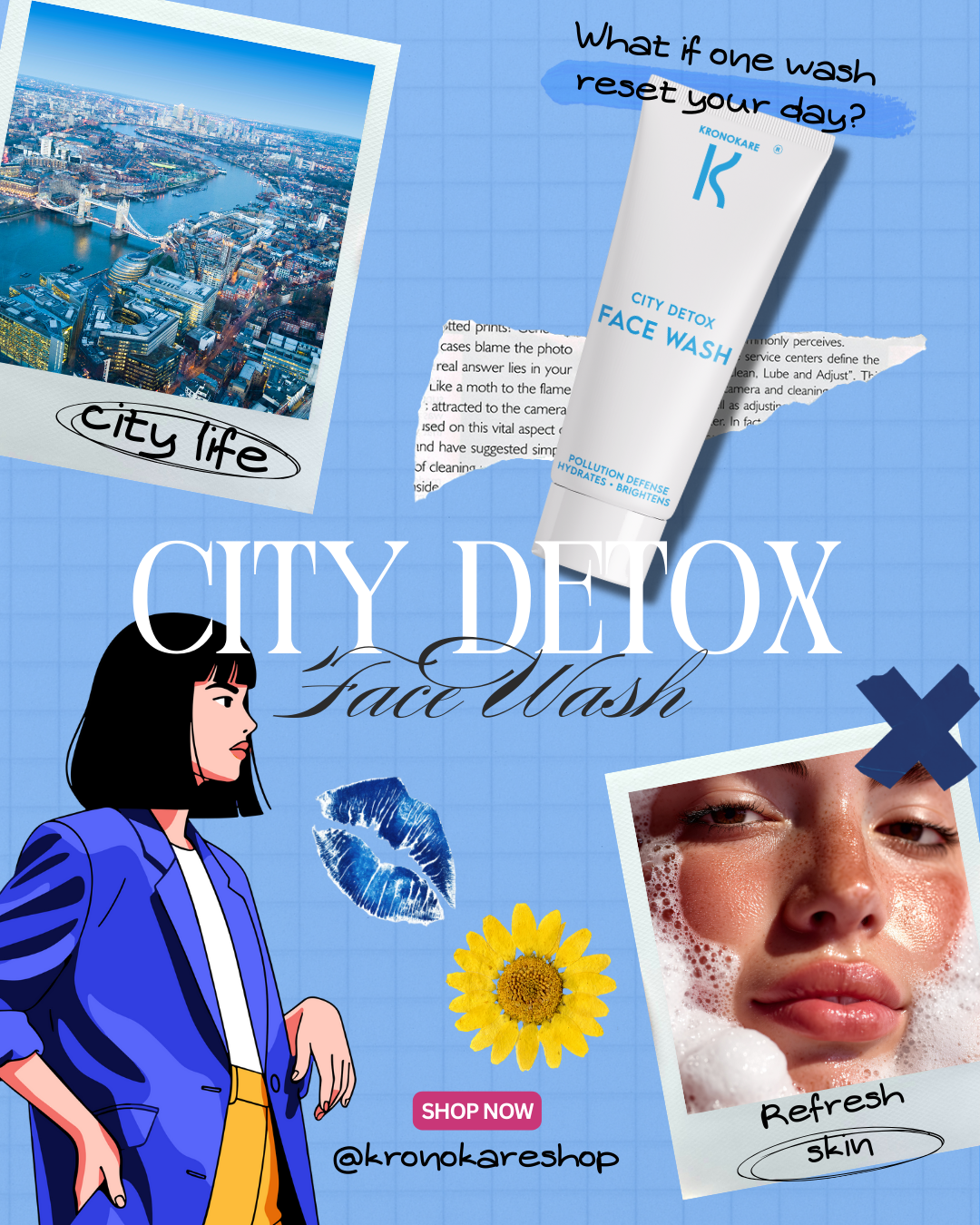 City Detox Facewash: Washing the City Off Your Skin
