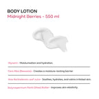 Body Lotion - Midnight Berries - 550 ml with Wall Dispenser Holder