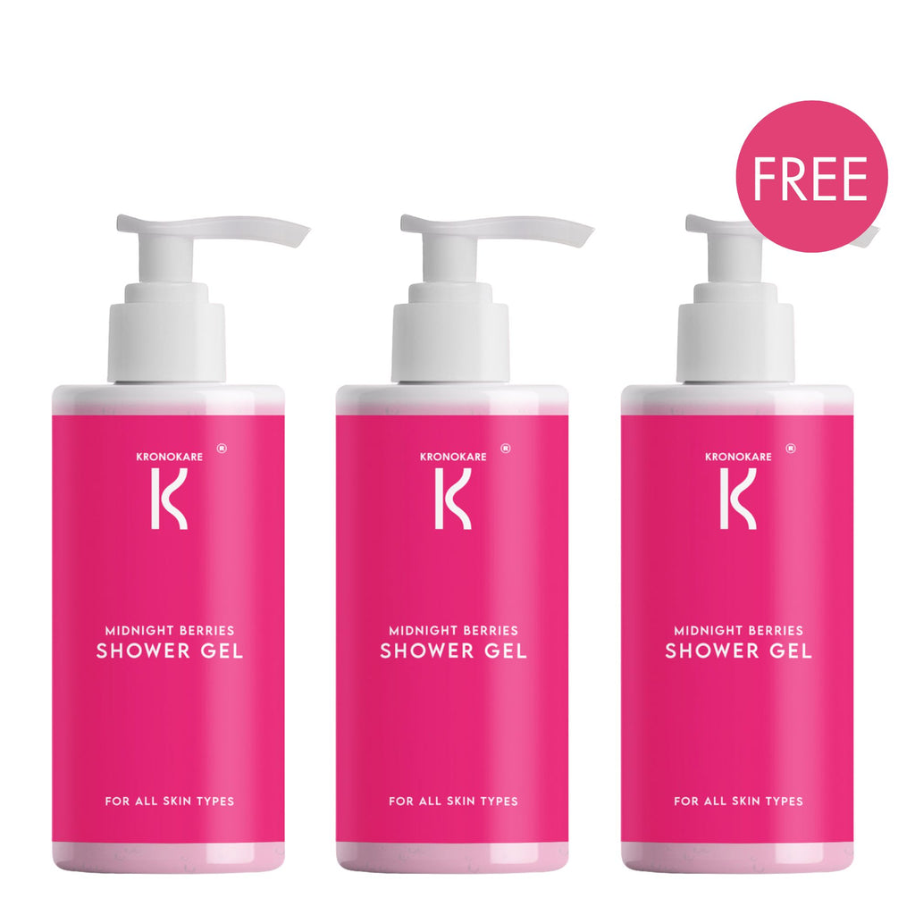 SHOWER GEL Midnight Berries - 550 ml (Pack of 3) – Buy 2 Get 1 Free Offer