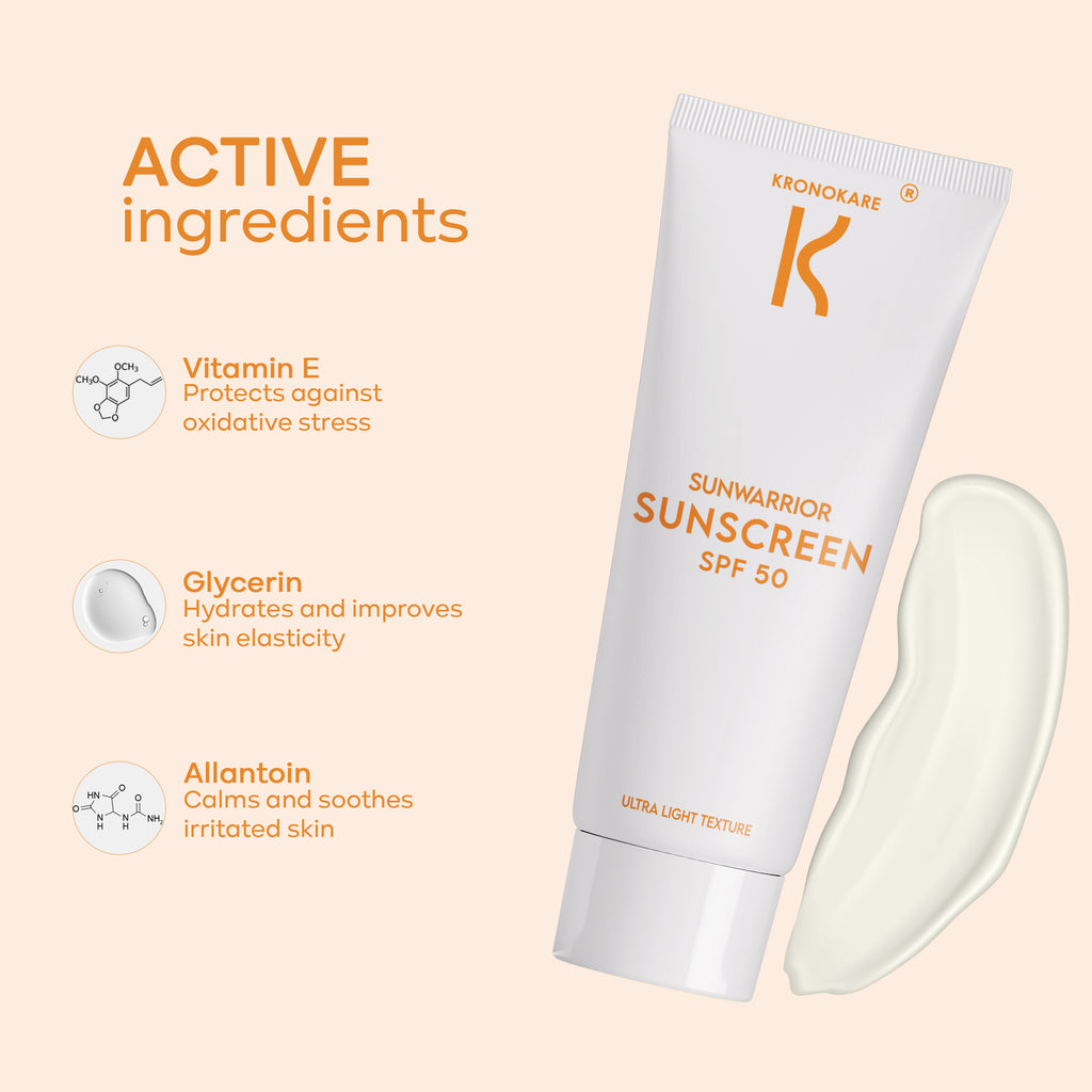 SUNSCREEN SPF 50 Sun Warrior - 30g (Pack of 3) – Buy 2 Get 1 Free Offer