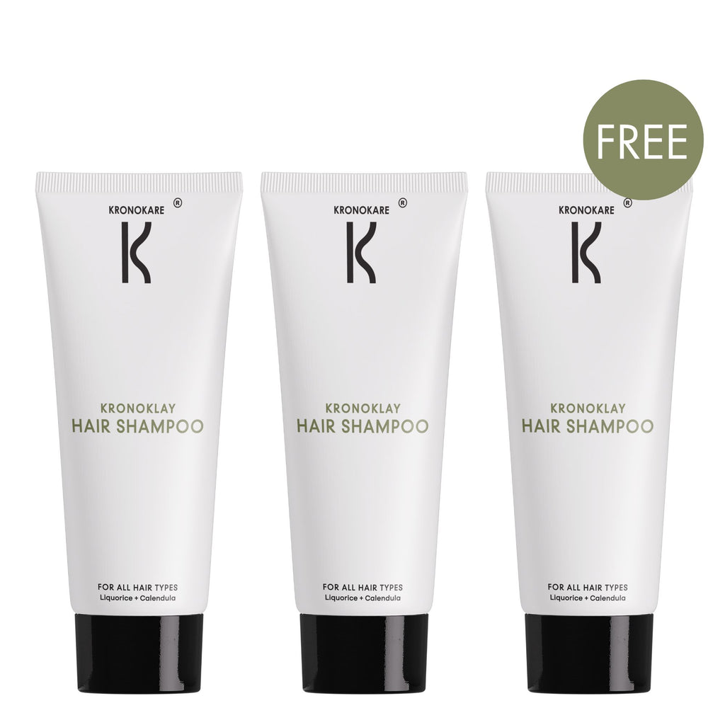 Hair Shampoo Kronoklay - 40 ml (Pack of 3) – Buy 2 Get 1 Free Offer
