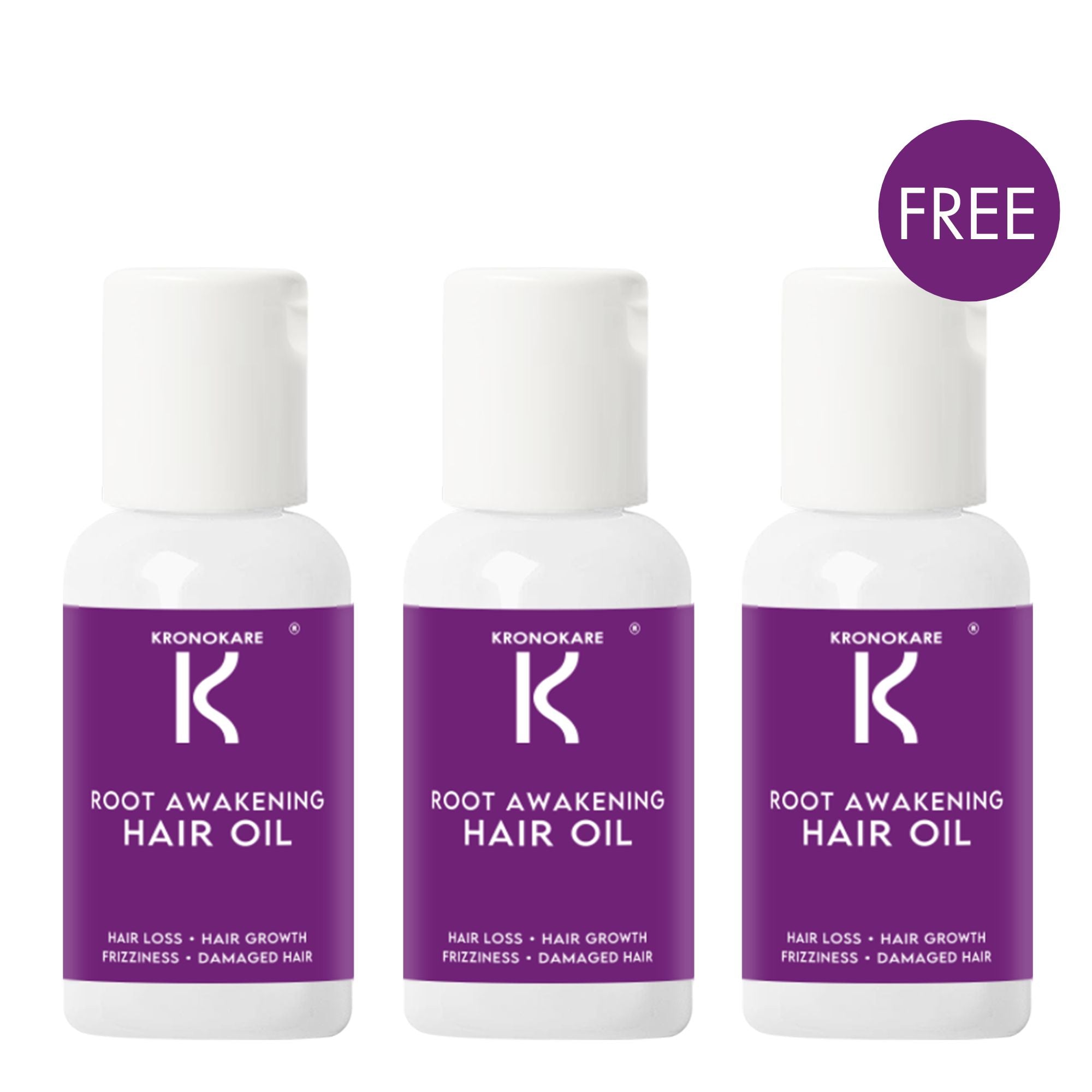 Hair Oil - Root Awakening - 30 ml (Pack of 3) – Buy 2 Get 1 Free Offer