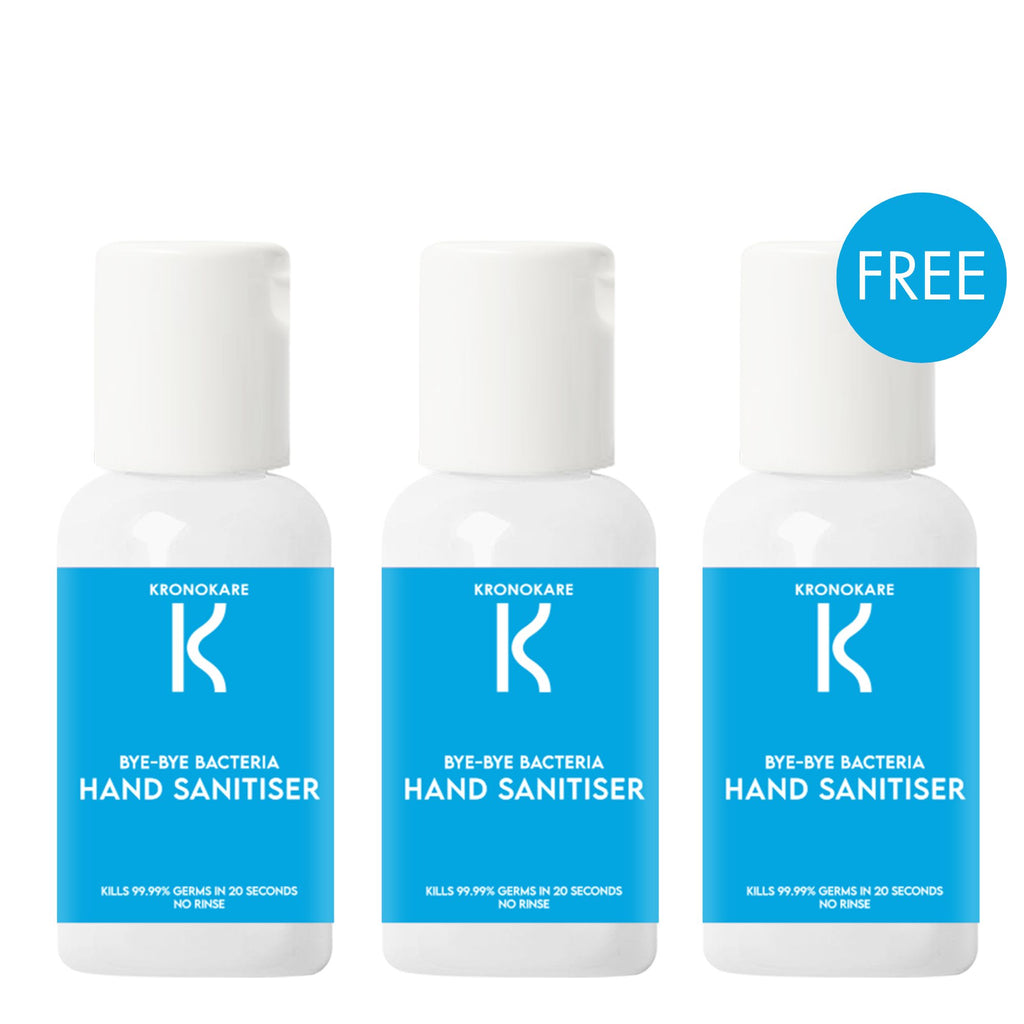 Hand Sanitiser - Bye Bye Bacteria - 30 ml (Pack of 3) – Buy 2 Get 1 Free Offer