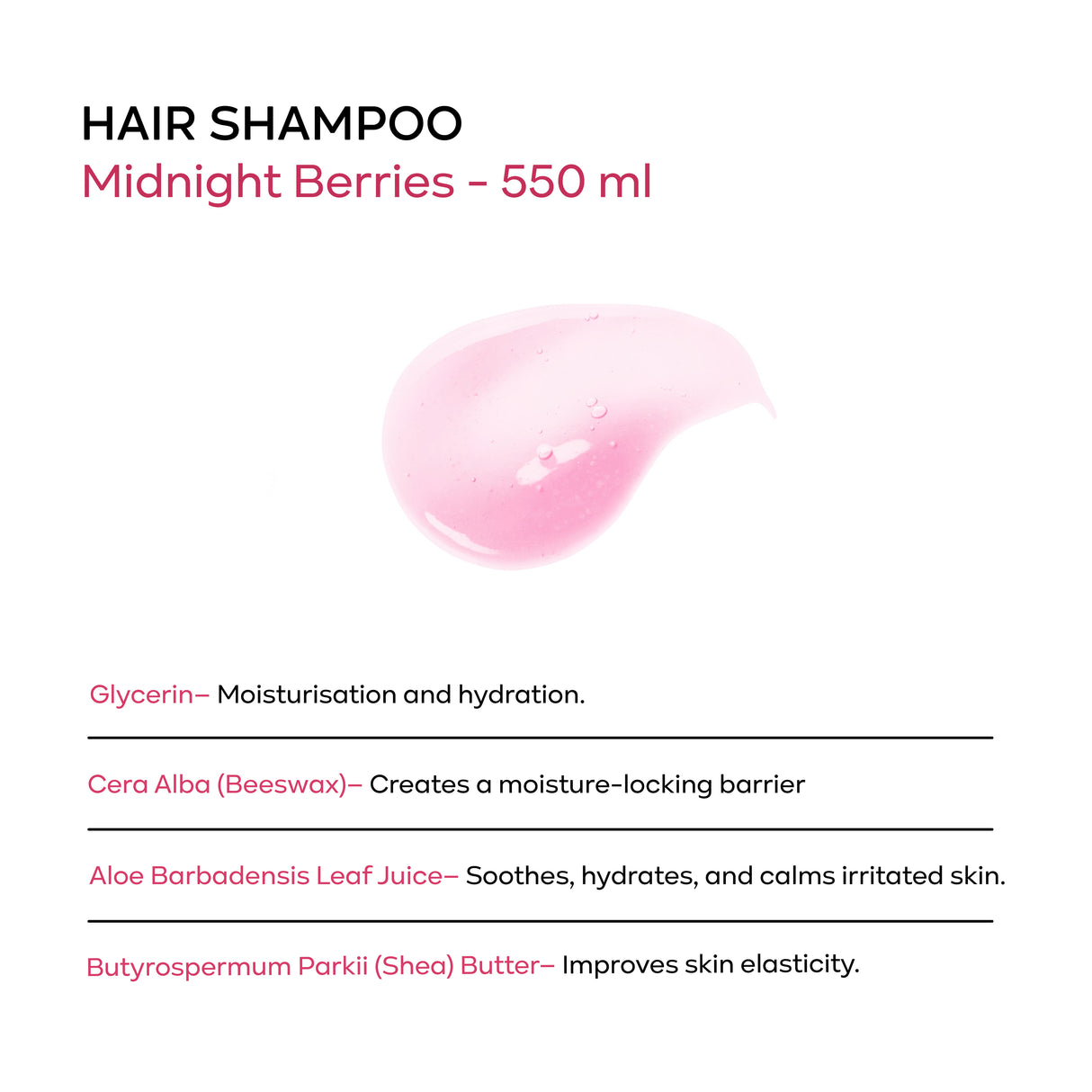 SHAMPOO - Midnight Berries - 550 ml
