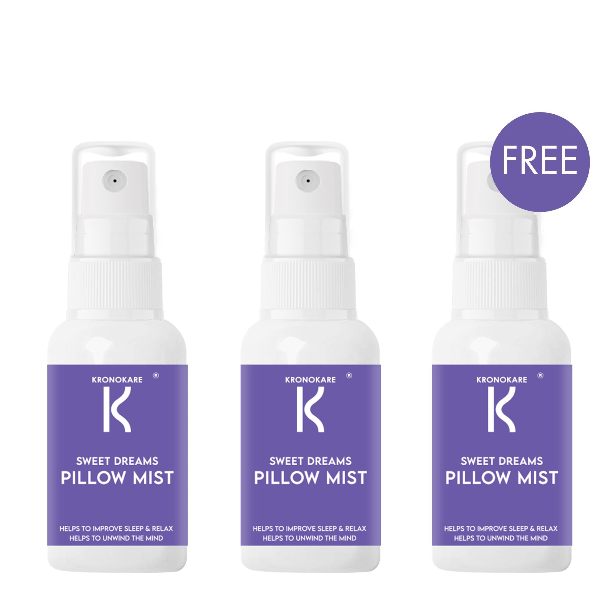 COMBO - PILLOW MIST - Sweet Dreams - 30 ml - 3 Units – Buy 2 Get 1 Free
