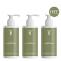HAIR SHAMPOO Kronoklay - 550 ml (Pack of 3) – Buy 2 Get 1 Free Offer