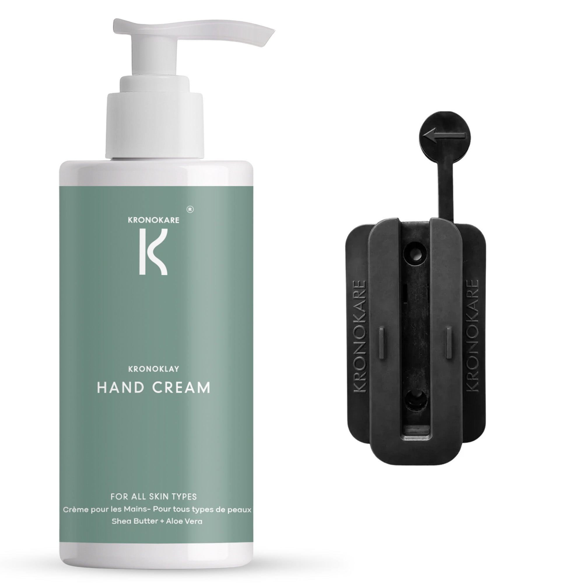 Hand Cream - Kronoklay - 550 ml with Wall Dispenser Holder