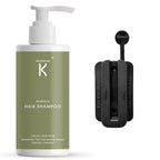 Hair Shampoo - Kronoklay - 550 ml with Wall Dispenser Holder