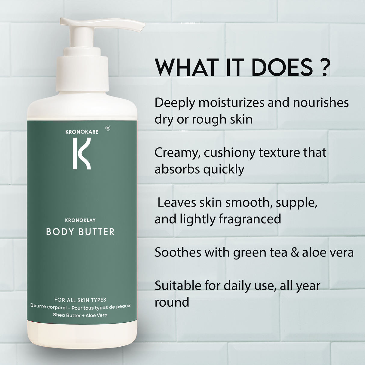 BODY BUTTER - KronoKlay - 550 ml
