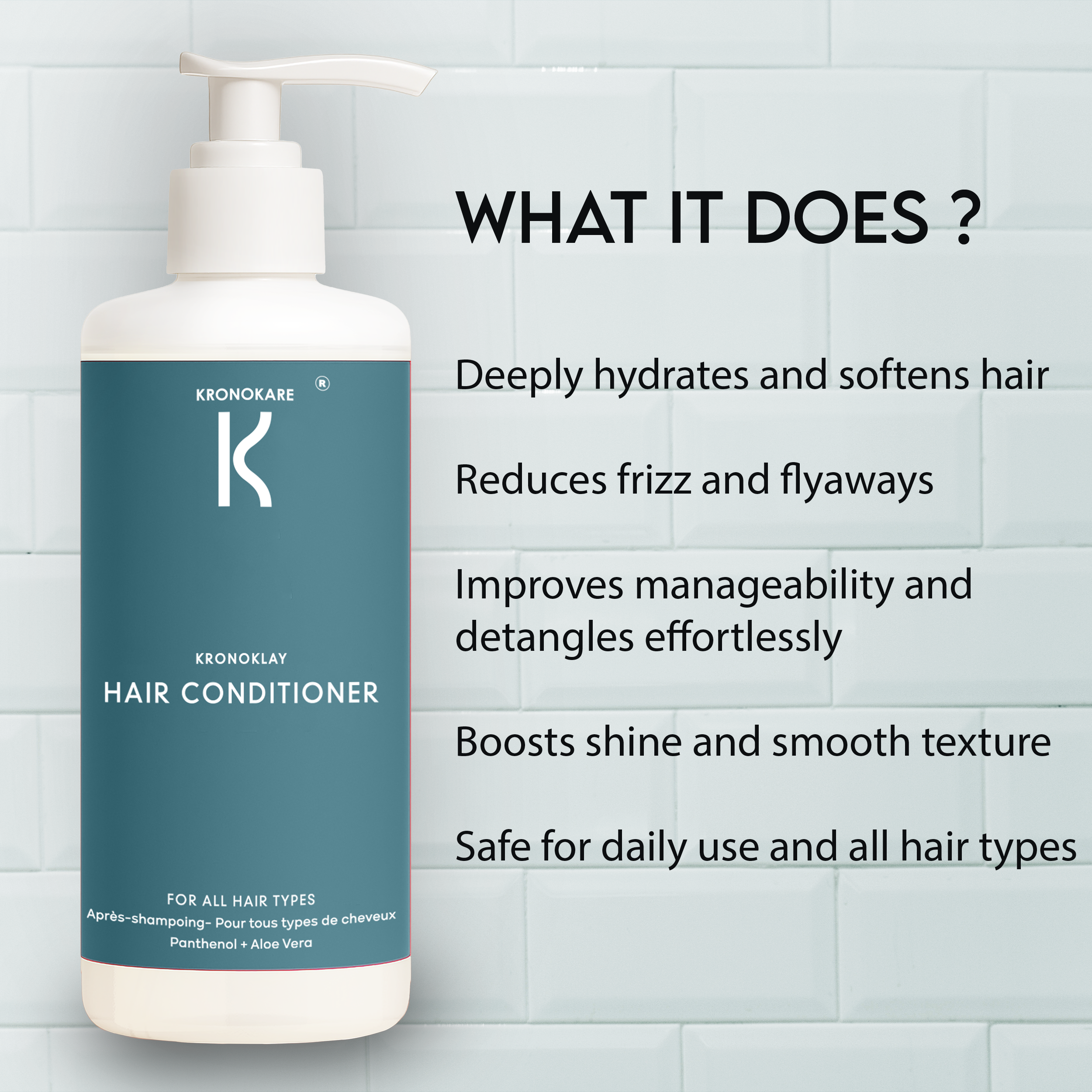 HAIR CONDITIONER - KronoKlay - 550 ml