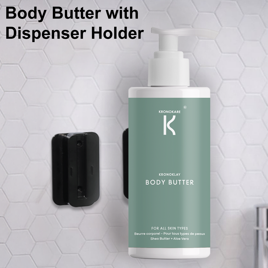 Body Butter - Kronoklay - 550 ml with Wall Dispenser Holder