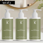 HAIR SHAMPOO Kronoklay - 550 ml (Pack of 3) – Buy 2 Get 1 Free Offer