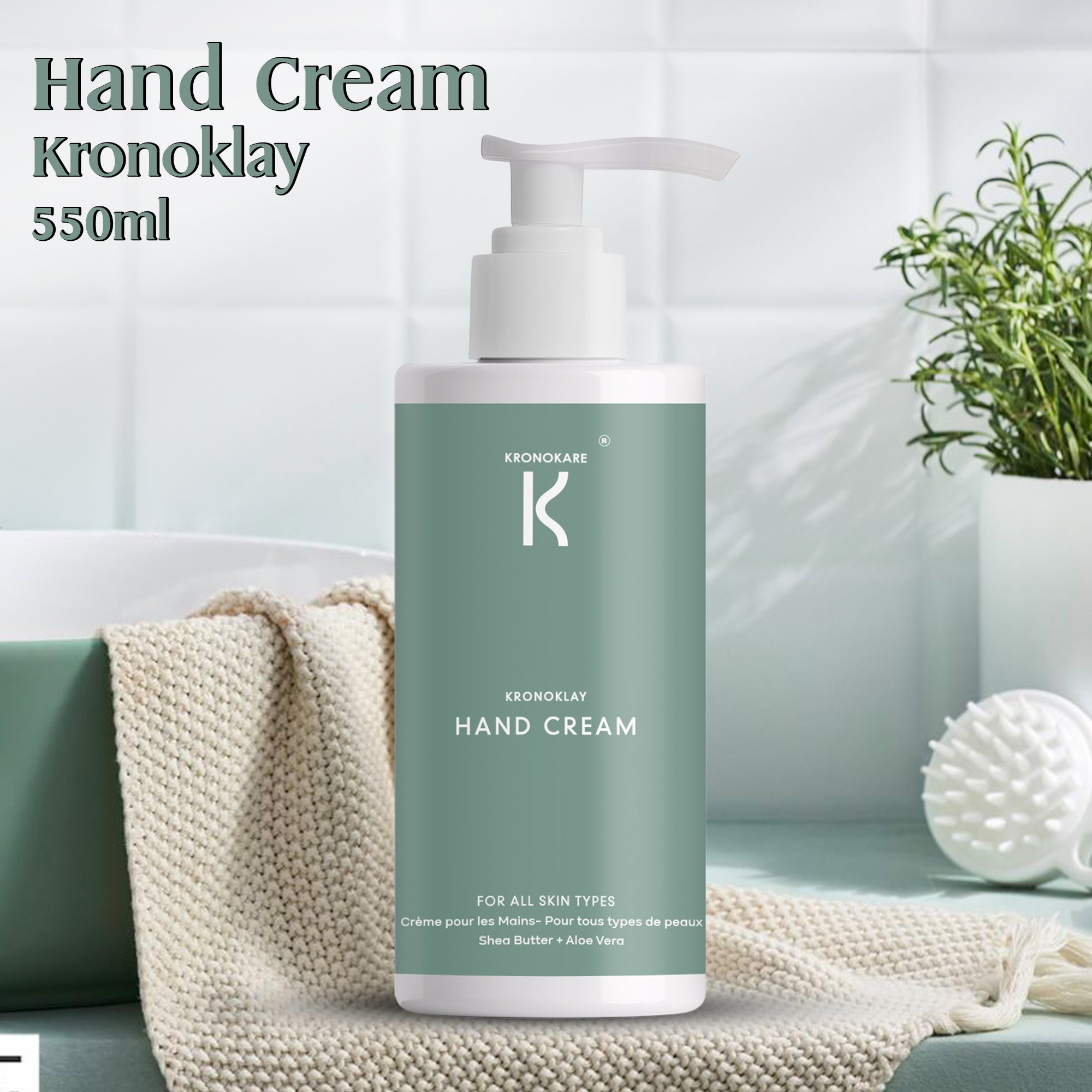 COMBO - KronoKlay Hand Cream- 550 ml - 3 Units – Buy 2 Get 1 Free
