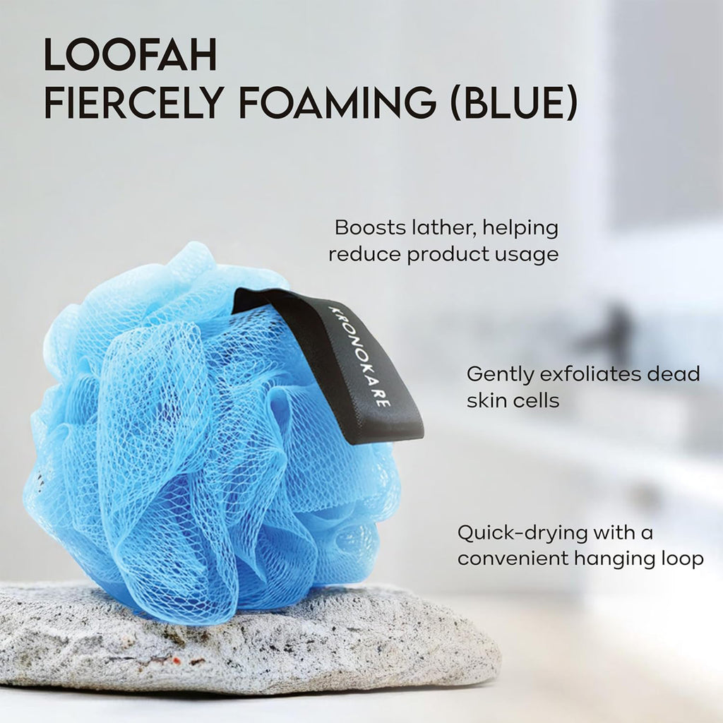 Shower Gel - Kronoklay - 550 ml with Loofah – Foaming Combo