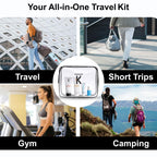 City Essentials Travel Kit - Shower Gel, Sunscreen, Lip Balm, Hand Sanitiser