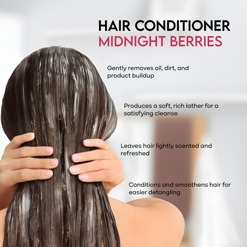 Hair Conditioner - Midnight Berries - 550 ml with Wall Dispenser Holder