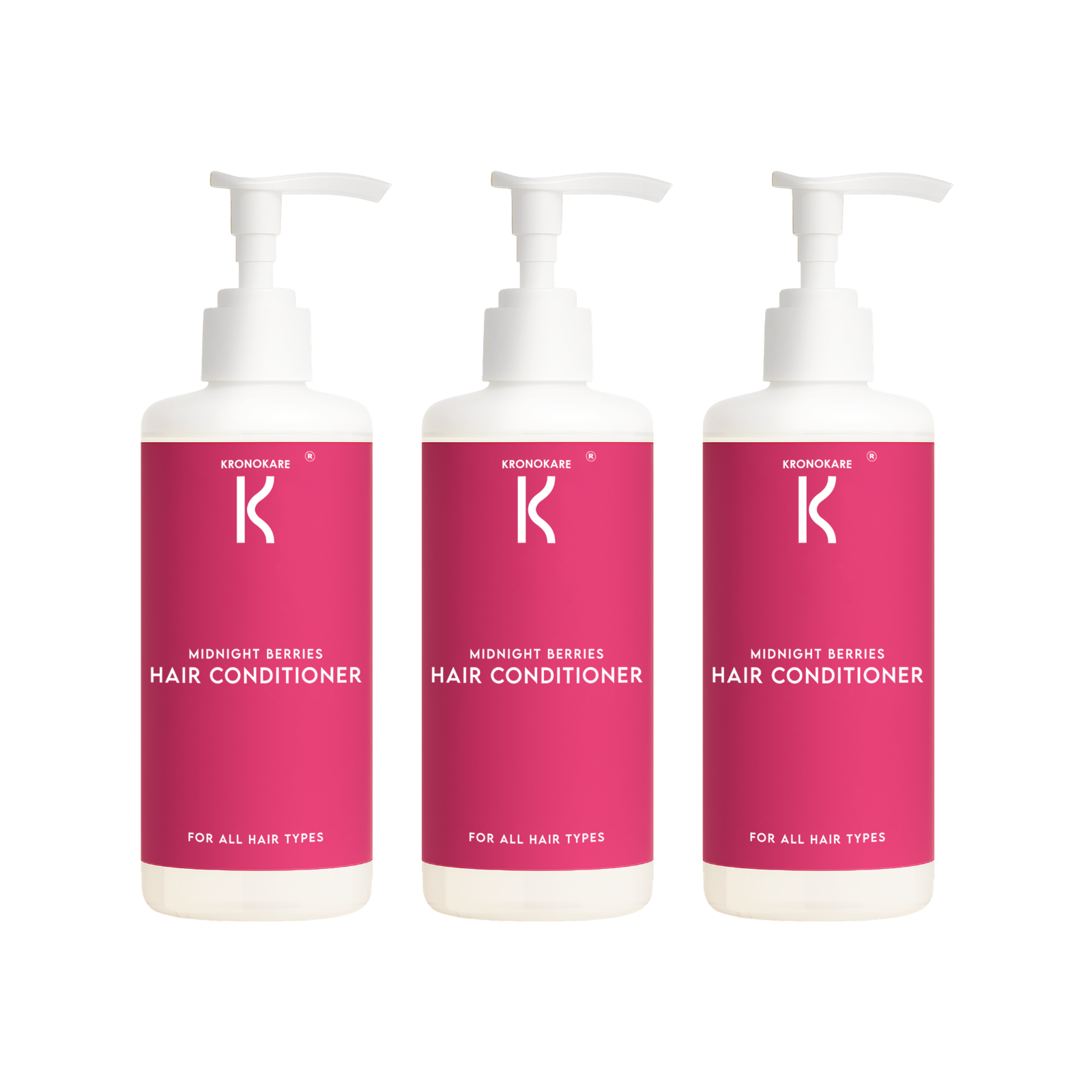 COMBO - Kronokare HAIR CONDITIONER - Midnight Berries - 550 ml - 3 Units – Buy 2 Get 1 Free