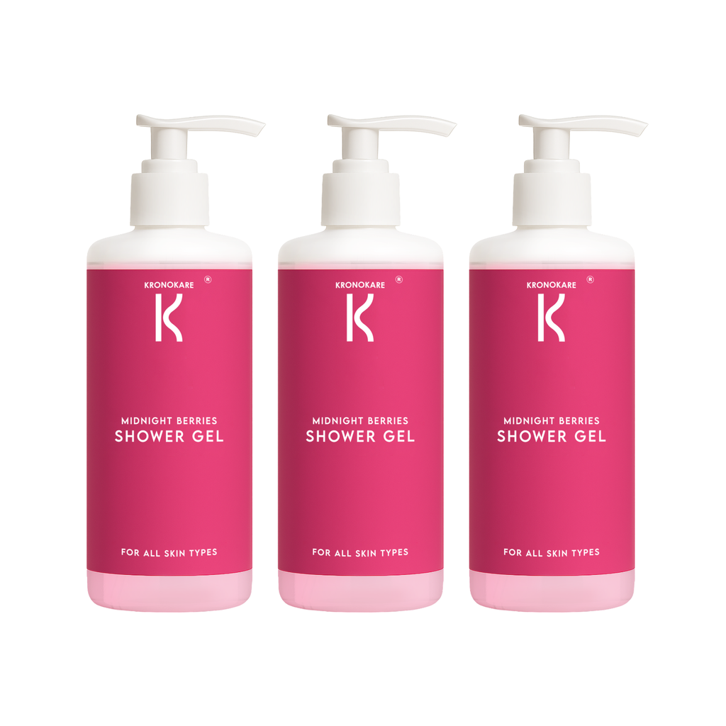 COMBO - Kronokare SHOWER GEL - Midnight Berries - 550 ml - 3 Units – Buy 2 Get 1 Free