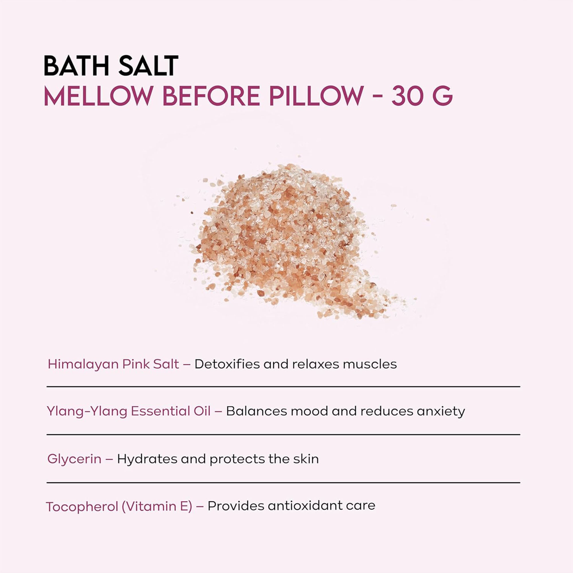Bath Salt - Mellow Before Pillow - 30 g