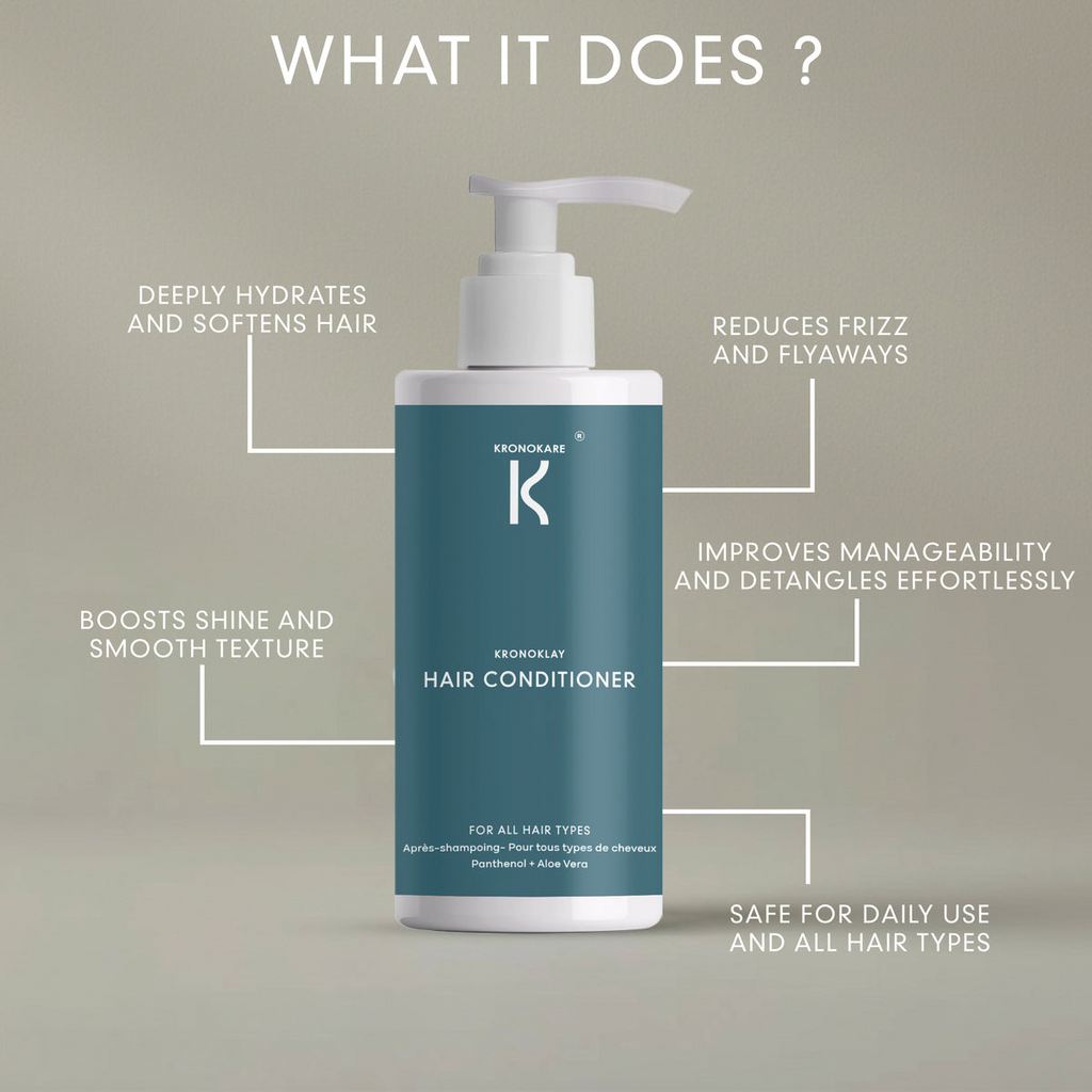 HAIR CONDITIONER  Kronoklay - 550 ml (Pack of 3) – Buy 2 Get 1 Free Offer
