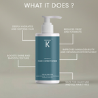 HAIR CONDITIONER  Kronoklay - 550 ml (Pack of 3) – Buy 2 Get 1 Free Offer