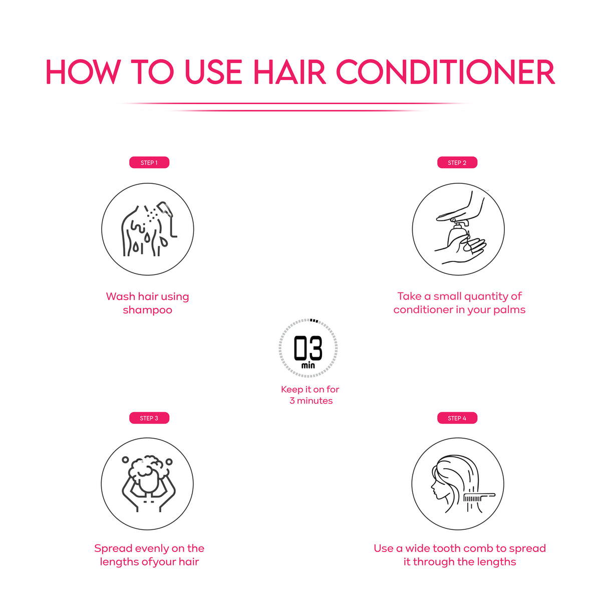 HAIR CONDITIONER Midnight Berries - 550 ml (Pack of 3) – Buy 2 Get 1 Free Offer