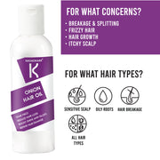Onion Hair Oil For Reduce hair loss & Repair hair damage - KronoKare